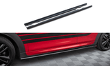Maxton Design Side Skirts Diffusers MINI Cooper S John Cooper Works (5 Door) F55 Facelift