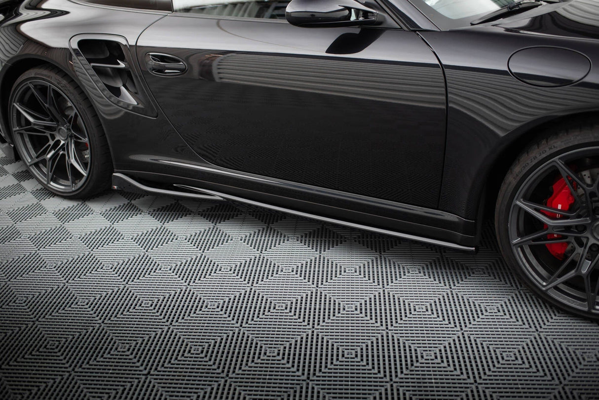 Maxton Design Side Skirts Diffusers Porsche 911 Turbo 997