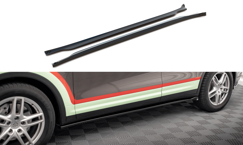 Maxton Design Side Skirts Diffusers Porsche Cayenne Mk2