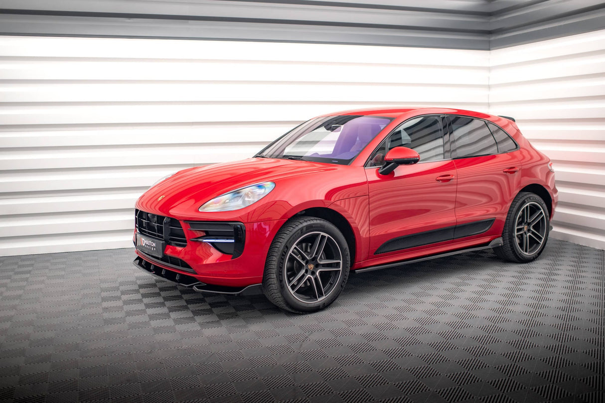 Maxton Design Side Skirts Diffusers Porsche Macan Mk1 Facelift