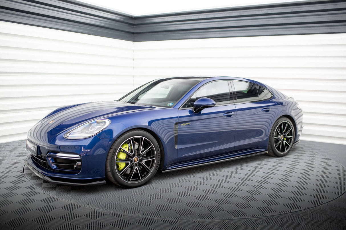 Maxton Design Side Skirts Diffusers Porsche Panamera E-Hybrid 971 Facelift