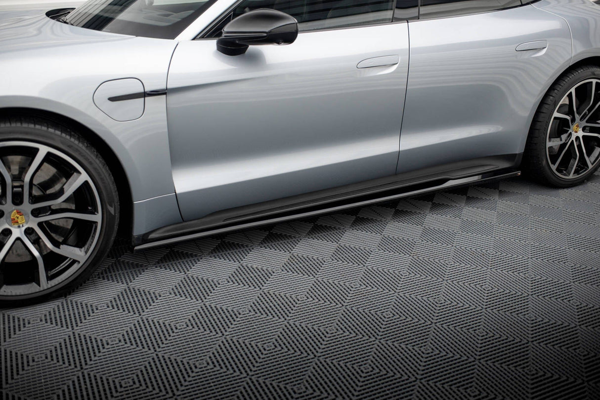 Maxton Design Side Skirts Diffusers Porsche Taycan / Taycan 4 / Taycan 4S / Taycan GTS Mk1
