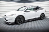 Maxton Design Side Skirts Diffusers Tesla Model X MK1 Facelift