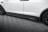 Maxton Design Side Skirts Diffusers Tesla Model X MK1 Facelift