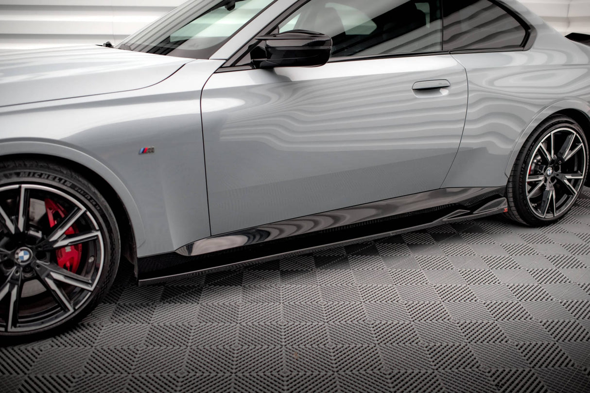 Maxton Design Side Skirts Diffusers V.1 BMW 2 Coupe M-Pack / M240I G42