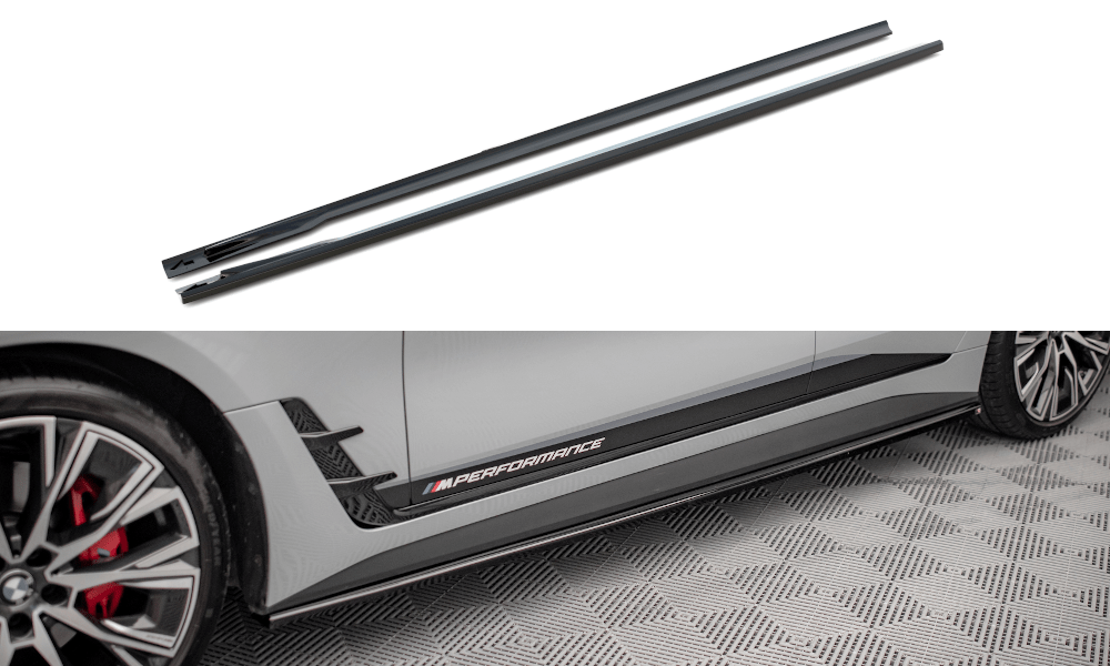 Maxton Design Side Skirts Diffusers V.1 BMW 4 Gran Coupe M-Pack G26
