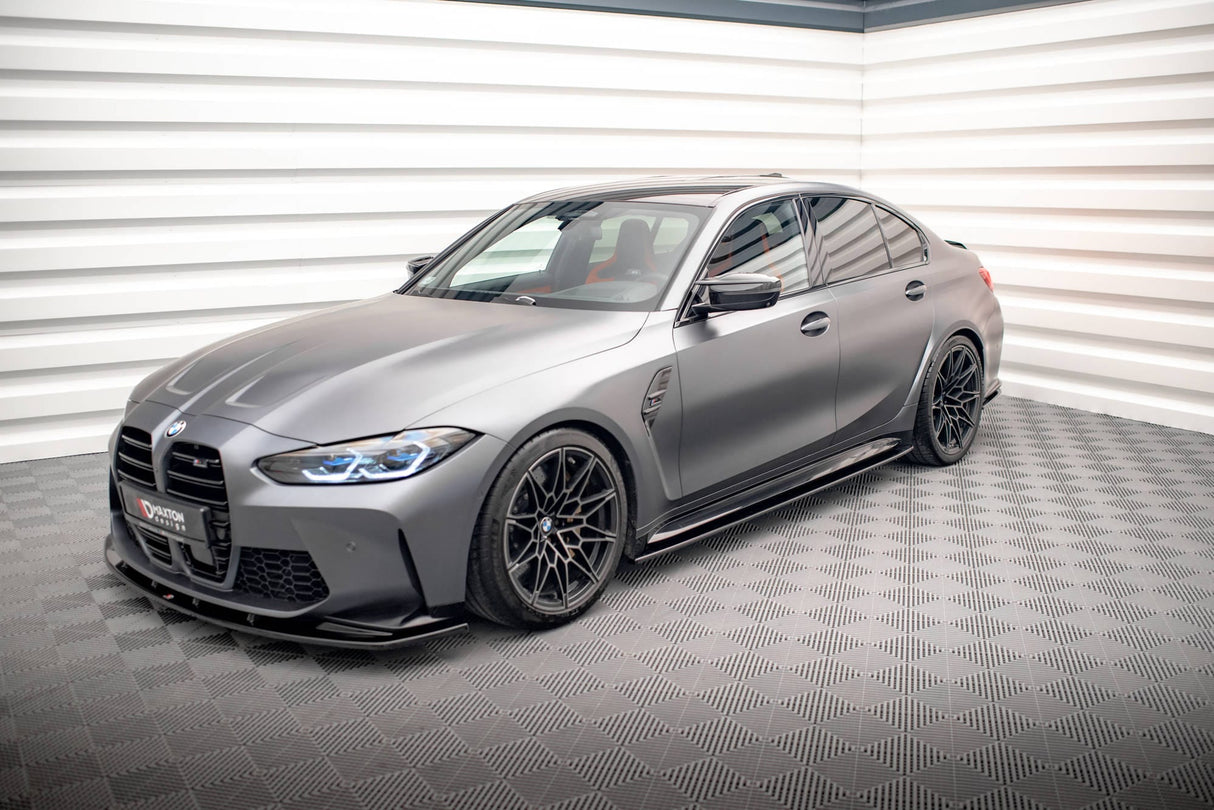 Maxton Design Side Skirts Diffusers V.1 BMW M3 G80