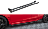 Maxton Design Side Skirts Diffusers V.1 + Flaps Honda Civic Type-R Mk 11