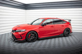 Maxton Design Side Skirts Diffusers V.1 + Flaps Honda Civic Type-R Mk 11