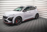 Maxton Design Side Skirts Diffusers V.1 + Flaps Hyundai Kona N MK2