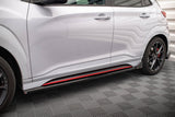 Maxton Design Side Skirts Diffusers V.1 + Flaps Hyundai Kona N MK2