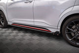 Maxton Design Side Skirts Diffusers V.1 + Flaps Hyundai Kona N MK2