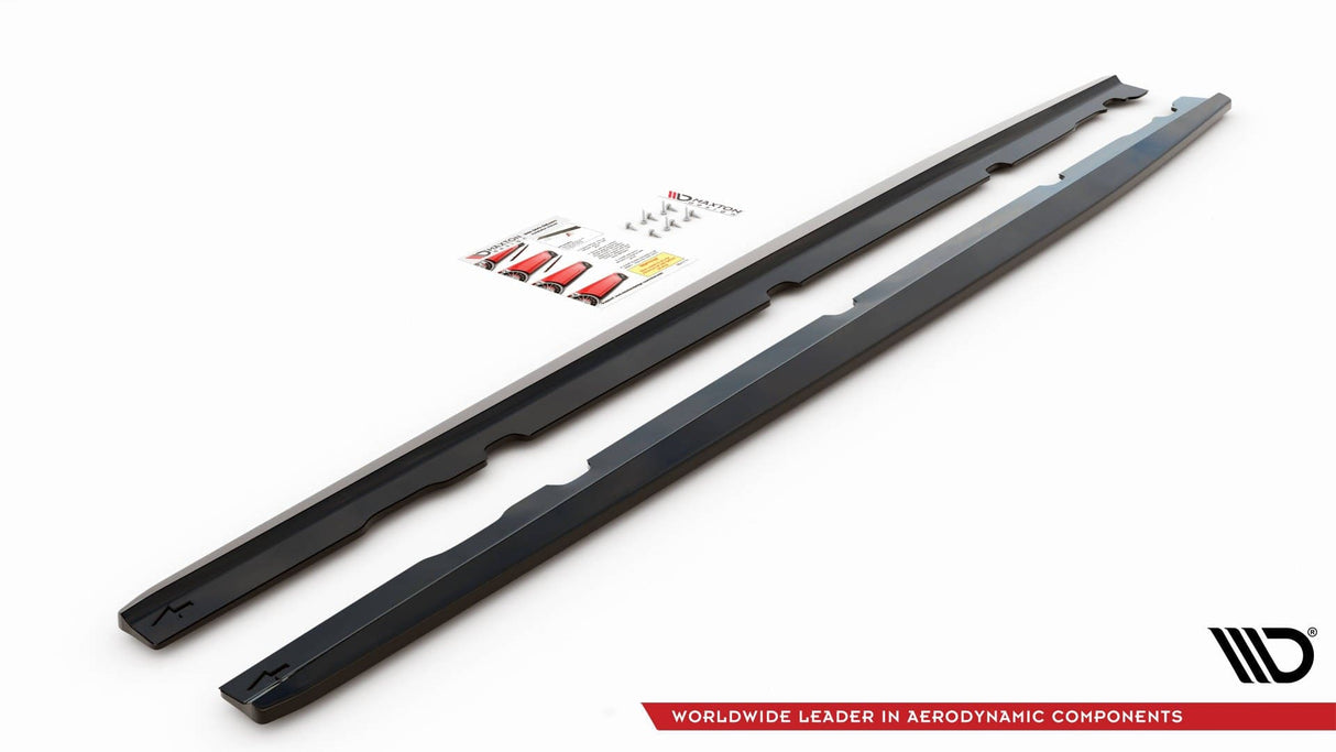 Maxton Design Side Skirts Diffusers V.1 Mercedes-AMG C 63AMG Coupe C205 Facelift