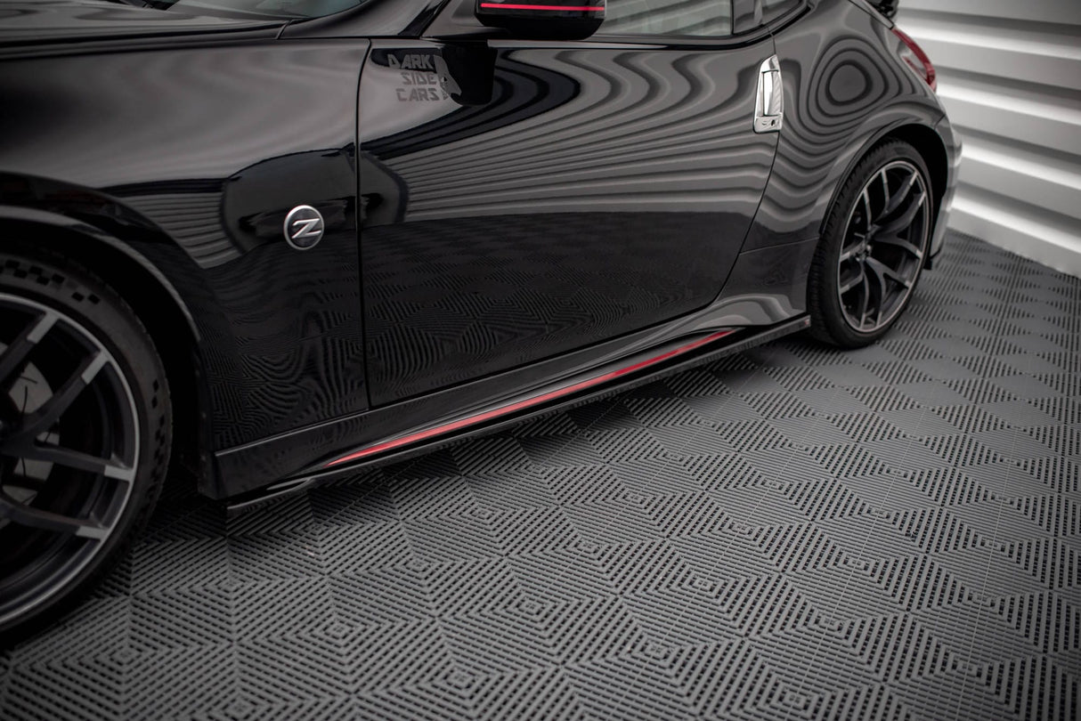 Maxton Design Side Skirts Diffusers V.1 Nissan 370Z Nismo Facelift