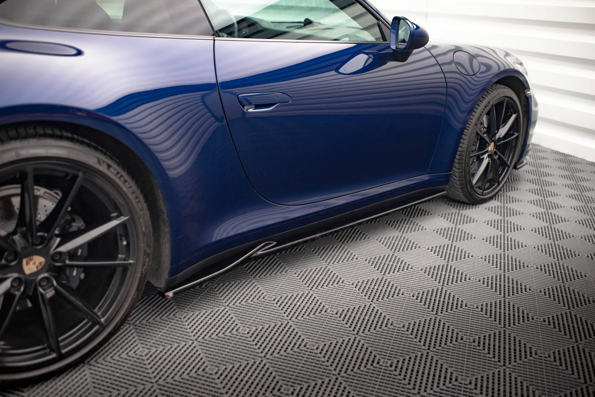 Maxton Design Side Skirts Diffusers V.1 Porsche 911 Carrera Aero 992 / Carrera GTS 992