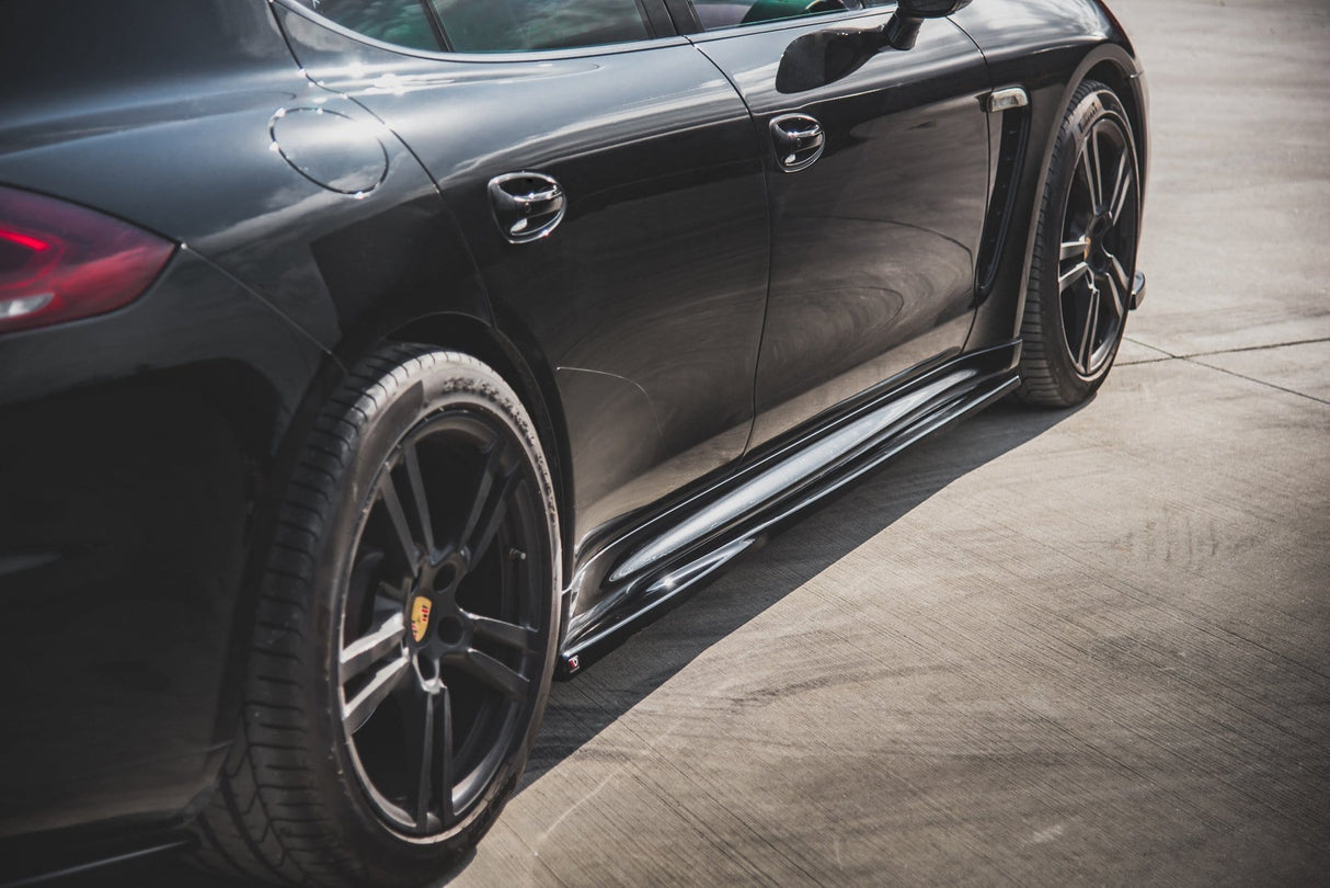 Maxton Design Side Skirts Diffusers V.1 Porsche Panamera Turbo 970 Facelift
