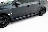 Maxton Design Side Skirts Diffusers Subaru Impreza WRX STI 2009-2011