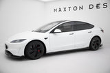 Maxton Design Side Skirts Diffusers V.1 Tesla Model 3 Project Highland (Facelift)