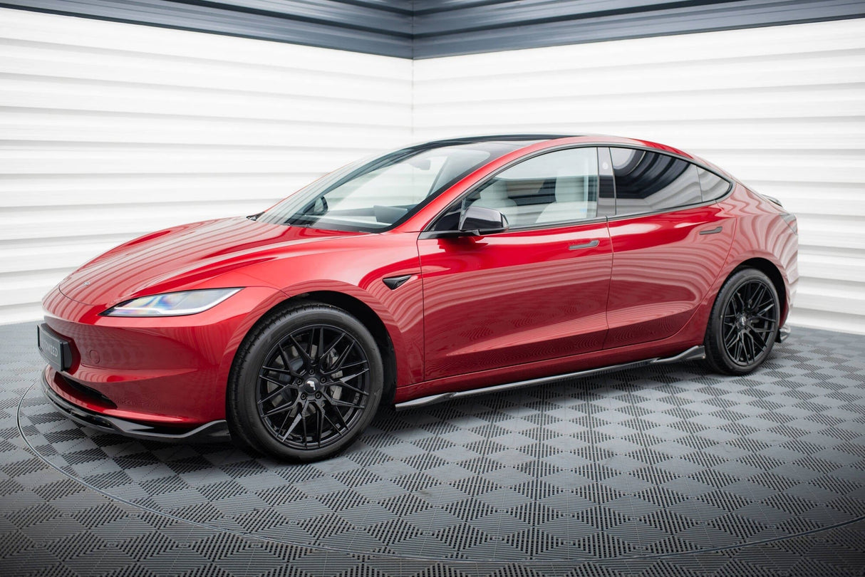 Maxton Design Side Skirts Diffusers V.1 Tesla Model 3 Project Highland (Facelift)