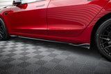 Maxton Design Side Skirts Diffusers V.1 Tesla Model 3 Project Highland (Facelift)