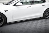 Maxton Design Side Skirts Diffusers V.1 Tesla Model S Plaid MK1 Facelift