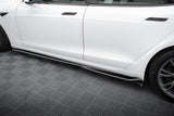 Maxton Design Side Skirts Diffusers V.1 Tesla Model S Plaid MK1 Facelift