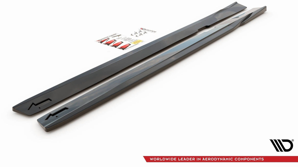 Maxton Design Side Skirts Diffusers V.1 Volvo S60 R-Design Mk3