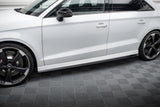 Maxton Design Side Skirts Diffusers V.2 Audi RS3 Sedan 8V Facelift