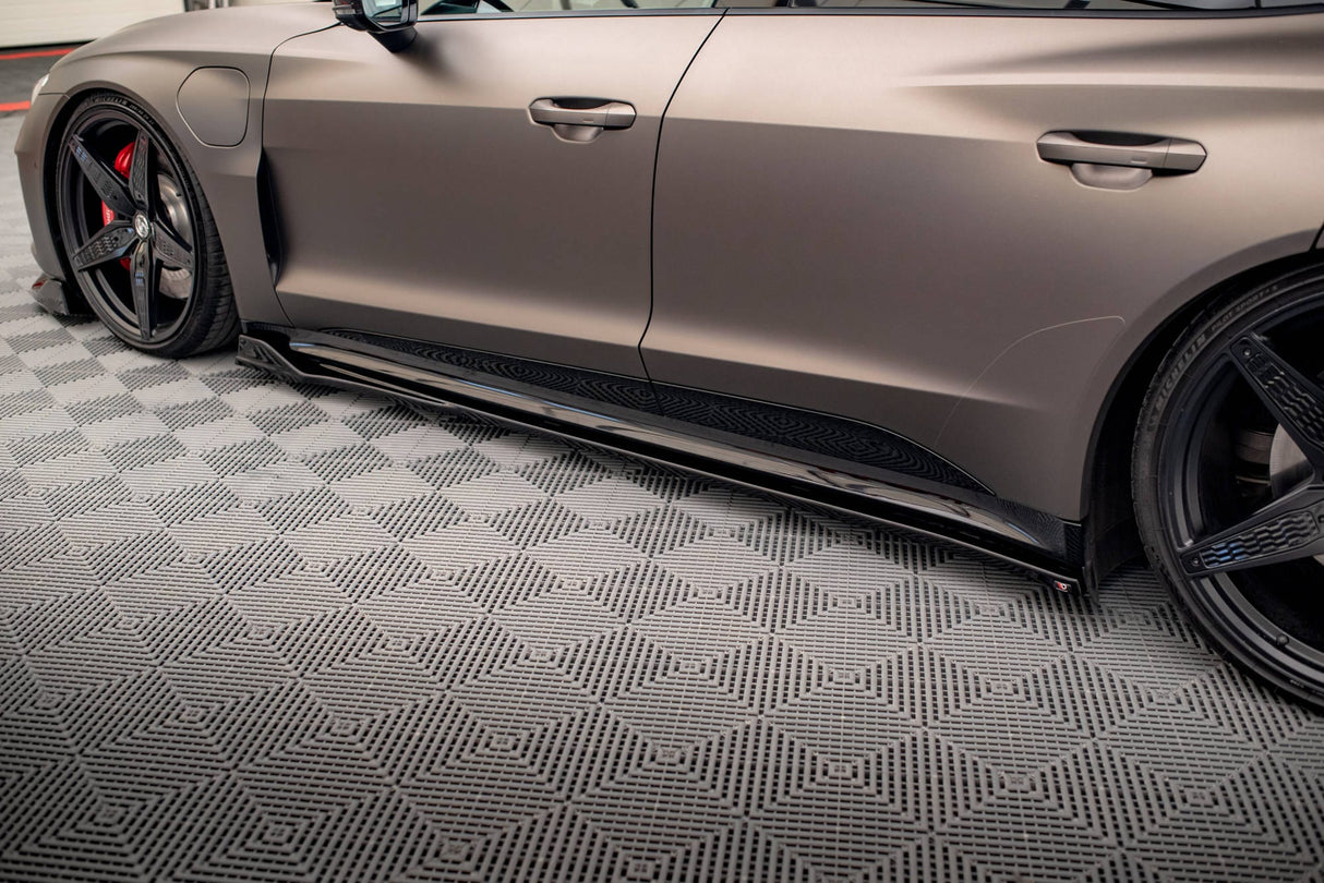 Maxton Design Side Skirts Diffusers V.2 Audi E-Tron GT / Rs GT Mk1