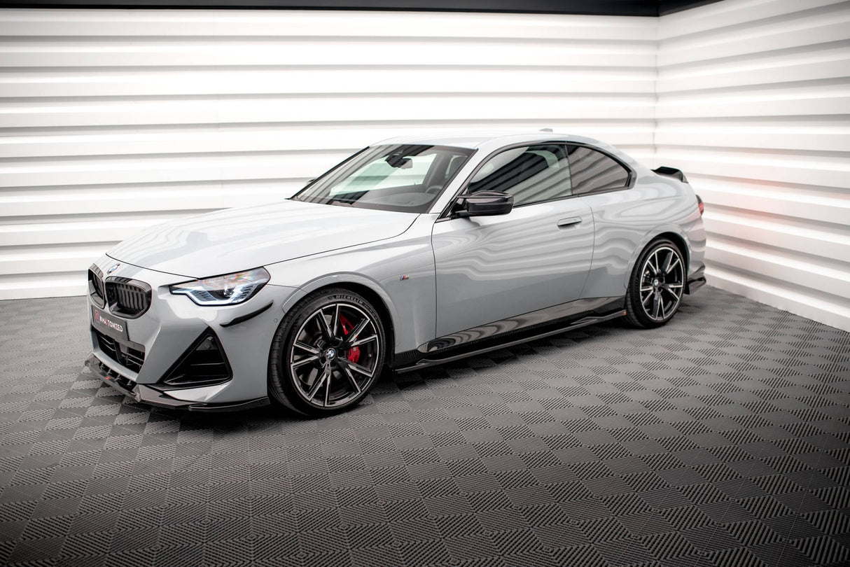 Maxton Design Side Skirts Diffusers V.2 BMW 2 Coupe M-Pack / M240I G42