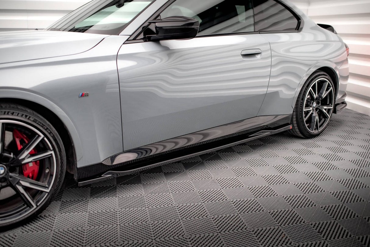 Maxton Design Side Skirts Diffusers V.2 BMW 2 Coupe M-Pack / M240I G42