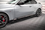 Maxton Design Side Skirts Diffusers V.2 BMW 2 Coupe M-Pack / M240I G42