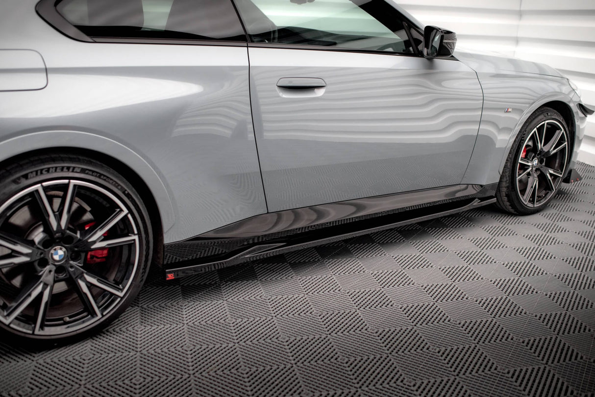 Maxton Design Side Skirts Diffusers V.2 BMW 2 Coupe M-Pack / M240I G42