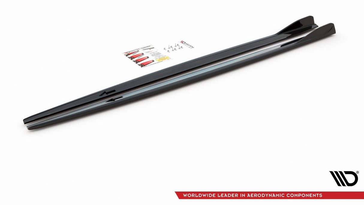 Maxton Design Side Skirts Diffusers V.2 BMW 2 Gran Coupe M-Pack F44