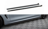 Maxton Design Side Skirts Diffusers V.2 BMW 4 Coupe M-Pack F32
