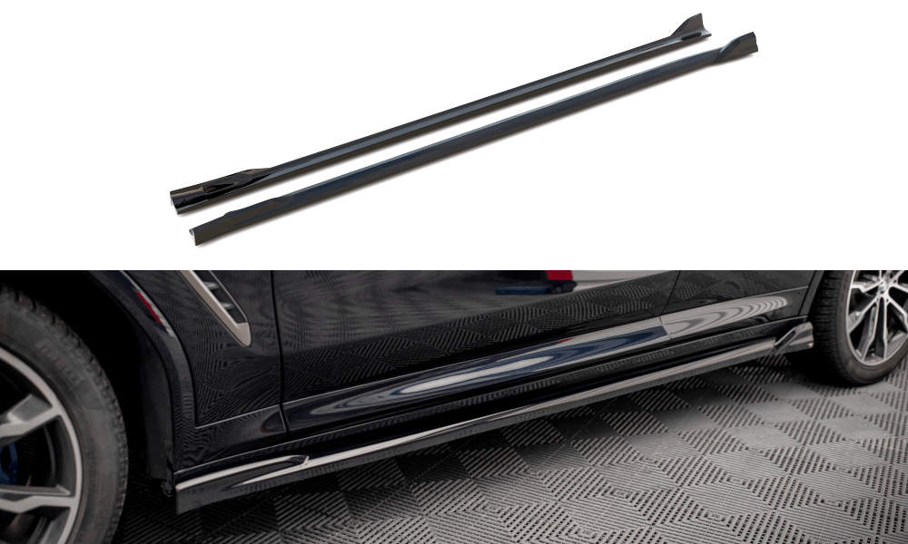 Maxton Design Side Skirts Diffusers V.2 BMW X4 M-Pack G02