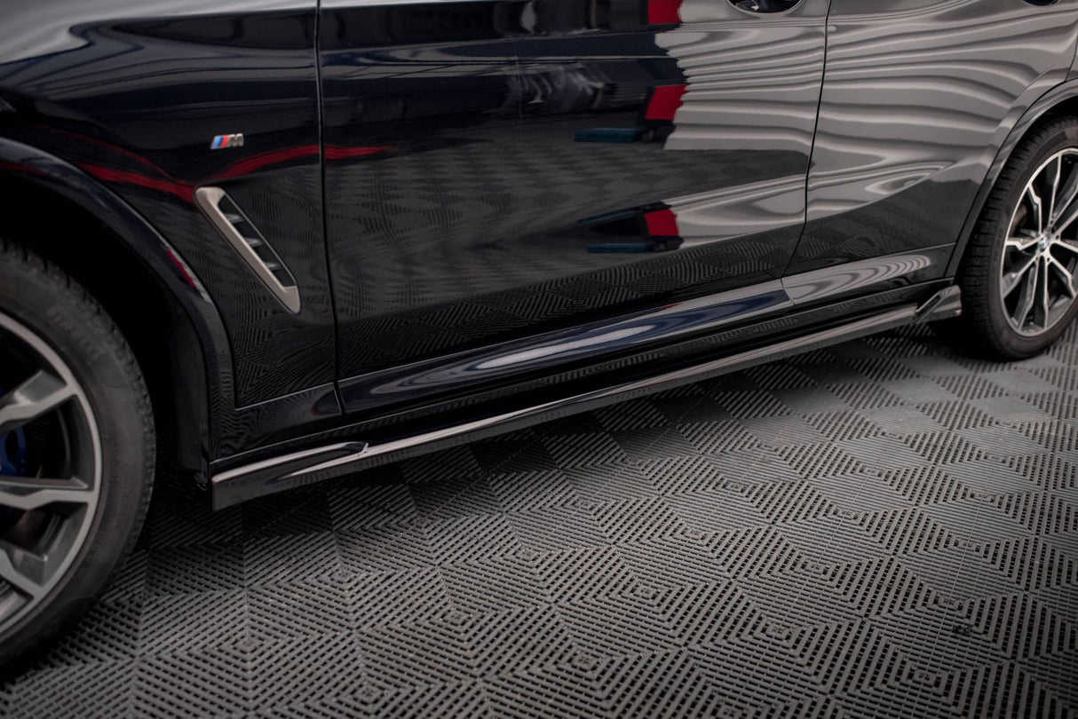 Maxton Design Side Skirts Diffusers V.2 BMW X4 M-Pack G02