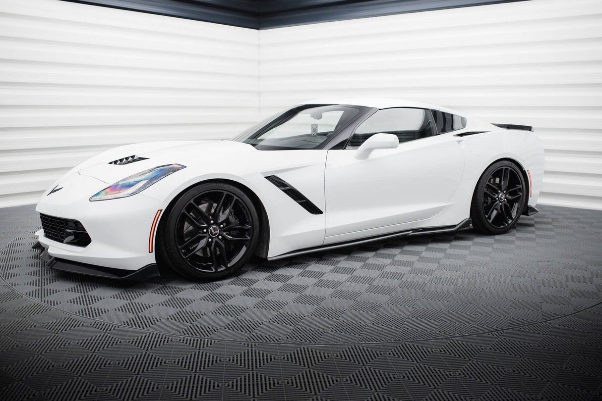 Maxton Design Side Skirts Diffusers V.2 - Chevrolet Corvette C7