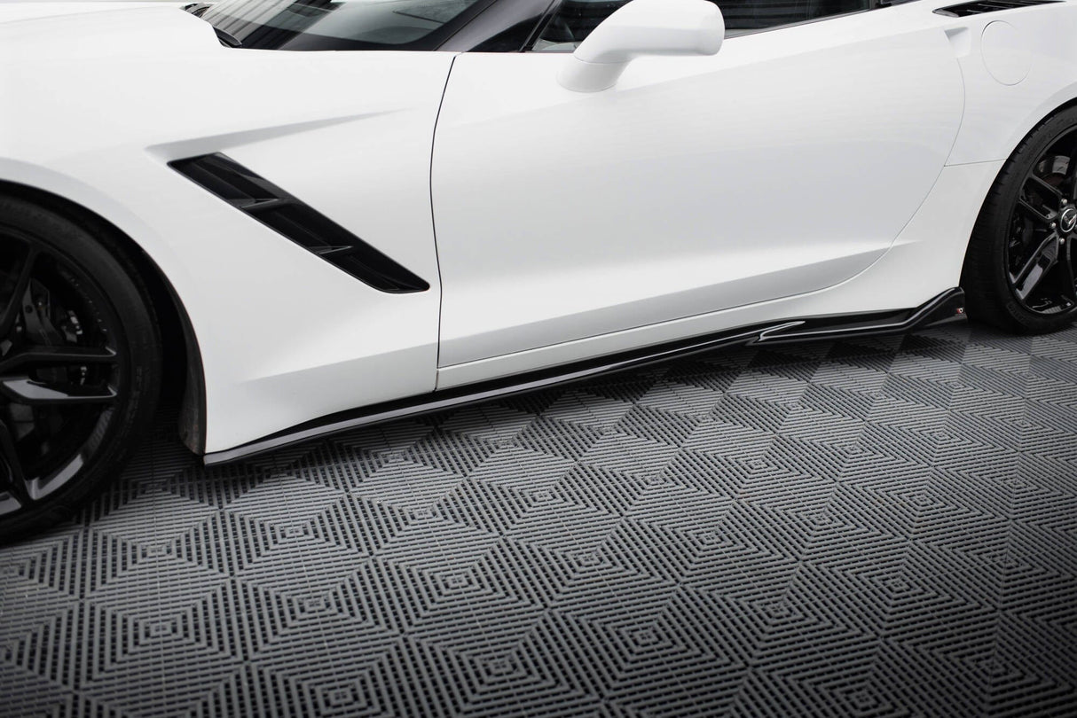 Maxton Design Side Skirts Diffusers V.2 - Chevrolet Corvette C7