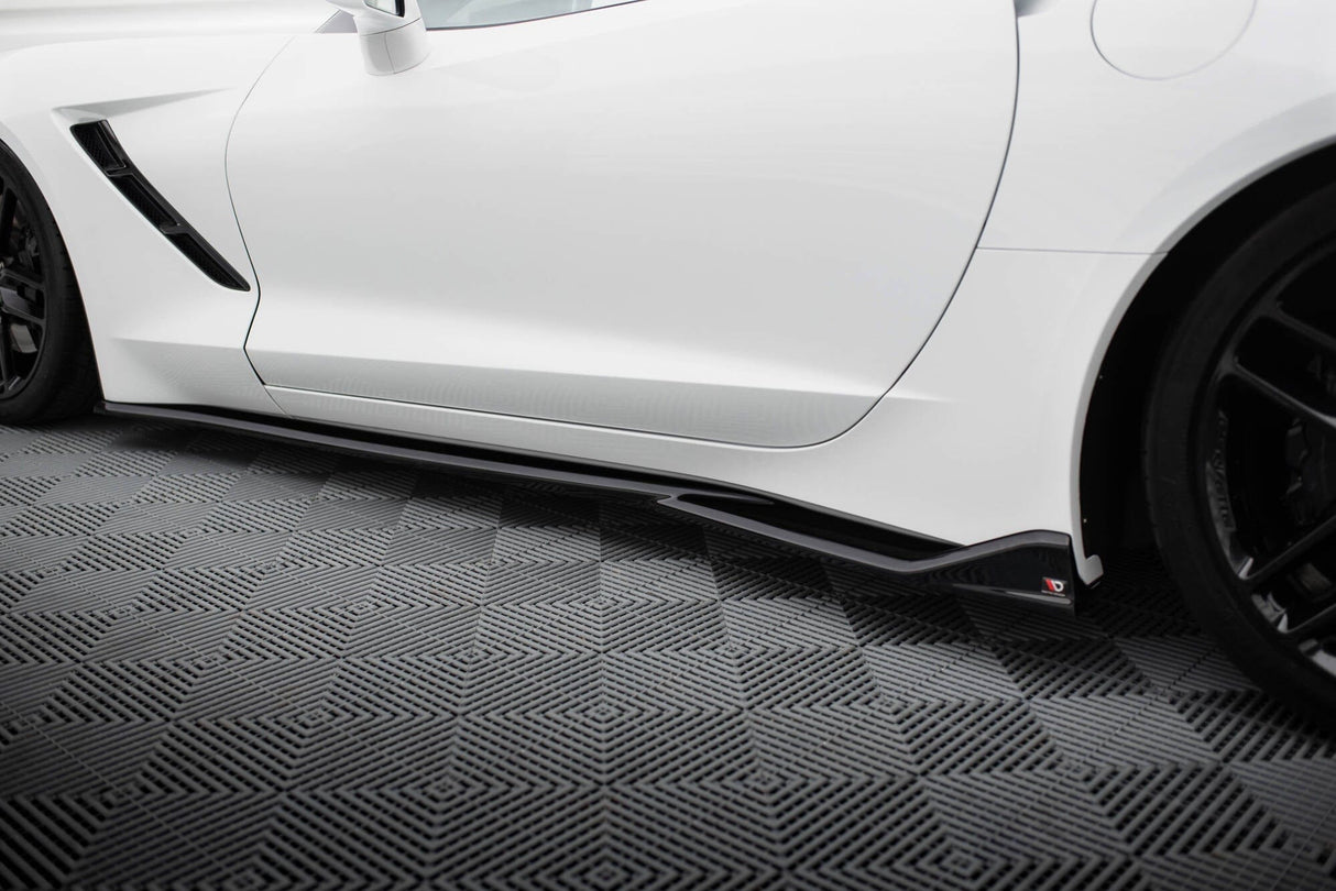 Maxton Design Side Skirts Diffusers V.2 - Chevrolet Corvette C7