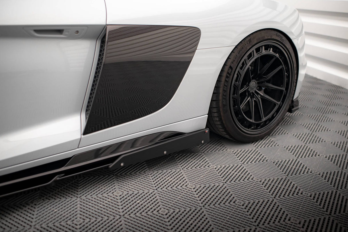 Maxton Design Side Skirts Diffusers V.2+ Flaps Audi R8 Mk2 Facelift