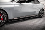 Maxton Design Side Skirts Diffusers V.2 + Flaps BMW 2 Coupe M-Pack / M240I G42