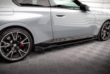 Maxton Design Side Skirts Diffusers V.2 + Flaps BMW 2 Coupe M-Pack / M240I G42