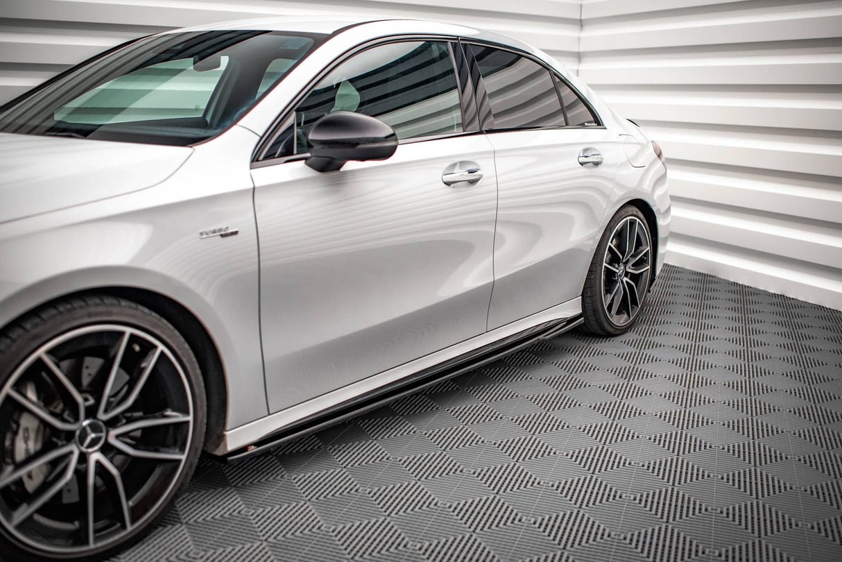 Maxton Design Side Skirts Diffusers V.2 Mercedes A35 AMG / AMG-Line W177
