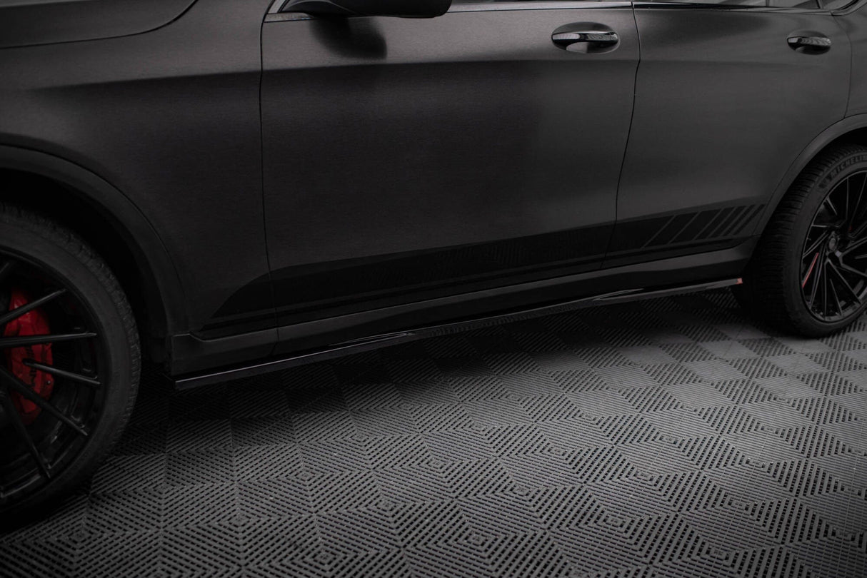 Maxton Design Side Skirts Diffusers V.2 Mercedes-Benz GLC Coupe AMG-Line C253