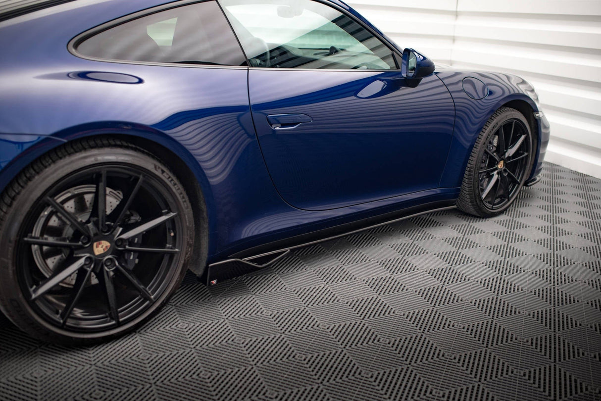Maxton Design Side Skirts Diffusers V.2 Porsche 911 Carrera Aero 992 / Carrera GTS 992
