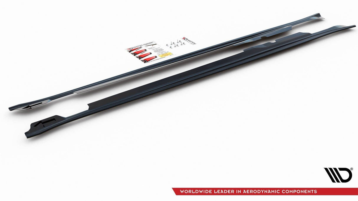 Maxton Design Side Skirts Diffusers V.2 Porsche Panamera Turbo 970 Facelift