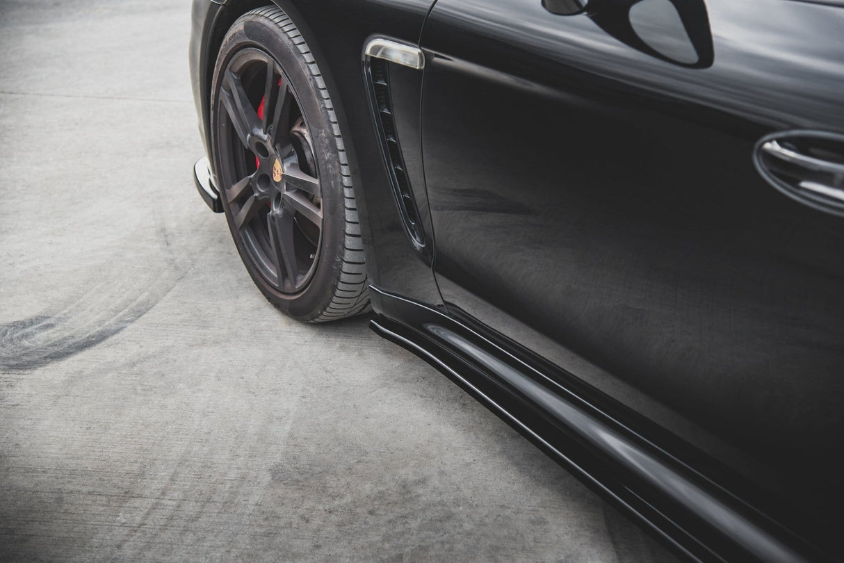 Maxton Design Side Skirts Diffusers V.2 Porsche Panamera Turbo 970 Facelift