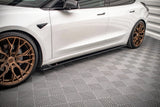 Maxton Design Side Skirts Diffusers V.2 Tesla Model 3