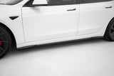 Maxton Design Side Skirts Diffusers V.2 Tesla Model 3 Project Highland (Facelift)